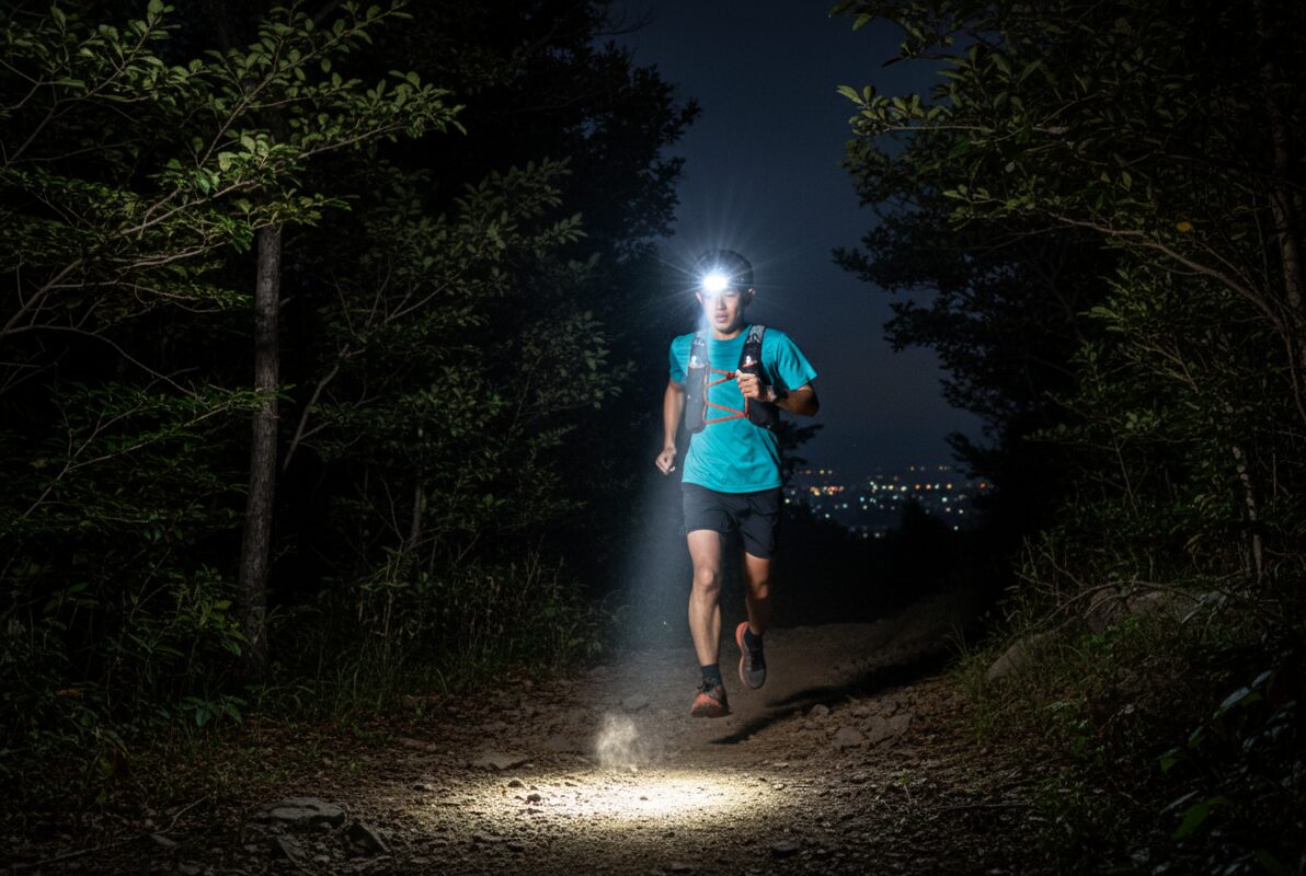 Cercanoミニヘッドライトで夜のランニングが変わった